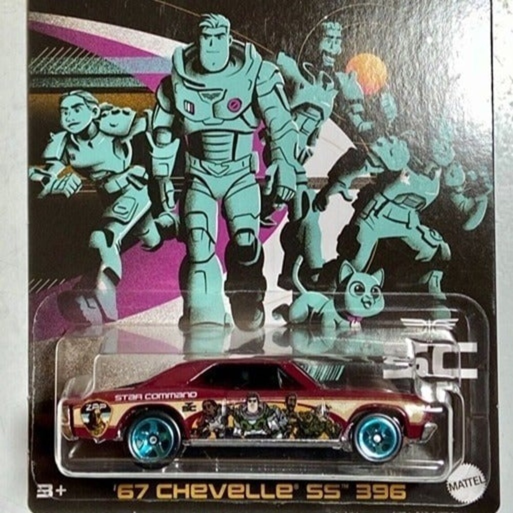 Hot Wheels‎ Disney Pixar Light Year '67 Chevelle SS 396 Character Cars NIP 2022